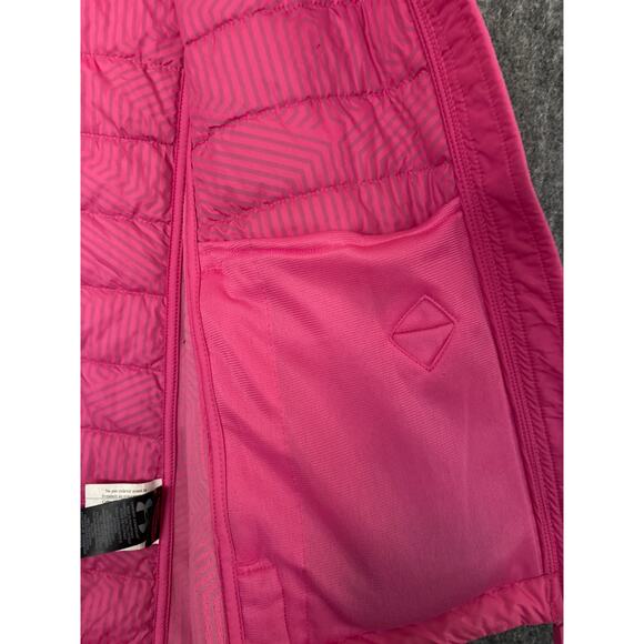 Under Armour Storm Jacket Women Hot Pink ColdGear Infrared Primaloft Insulated M - Picture 8 of 8